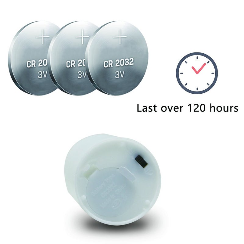 Novelty Place Flameless Flickering Votive Candles, 12 Pack Battery Operated LED Tea Lights, Fake Electric Candles for Wedding, Table, Halloween & Christmas Decorations - Image 2